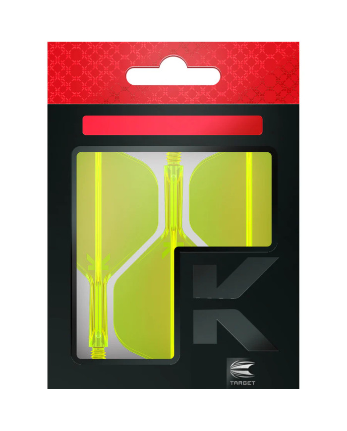 Target K-Flex Dart Flight System No.2 - Neon Yellow