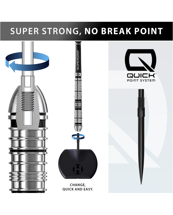 Harrows Supergrip QP Tapered 90% Darts