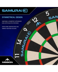 Mission Samurai 3 Dartboard