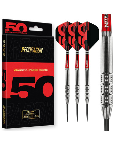 Red Dragon Hexoset 3 Darts - 25g Red Dragon Hexoset 3 Darts - 25g