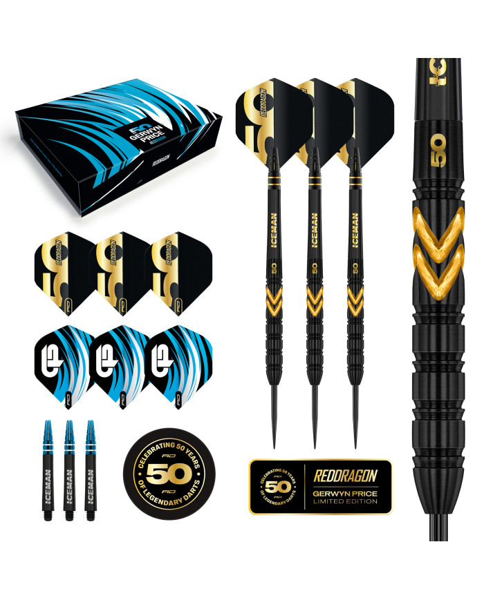 Red Dragon Gerwyn Price 50 Year Anniversary Darts - 23g