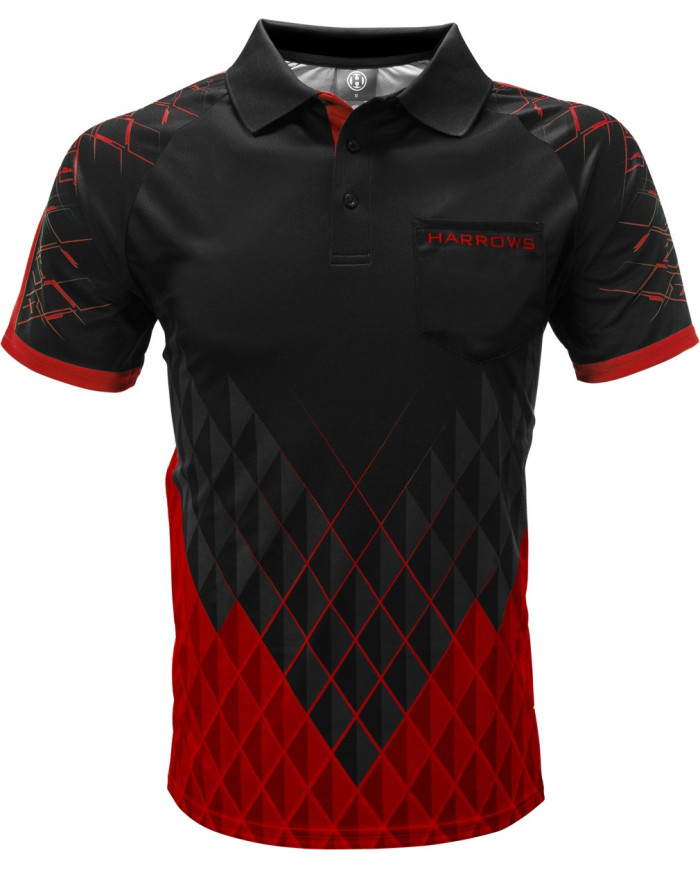 Harrows Paragon Dart Shirt Red