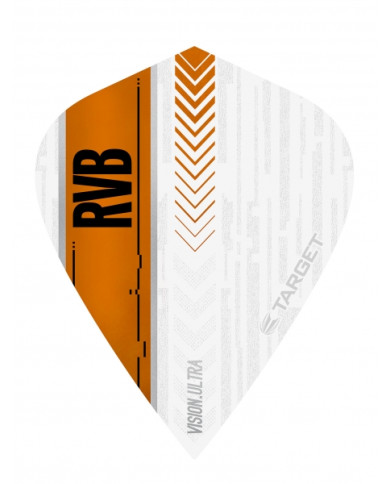 Target Vision Ultra Raymond Van Barneveld Kite Flights - White/Orange