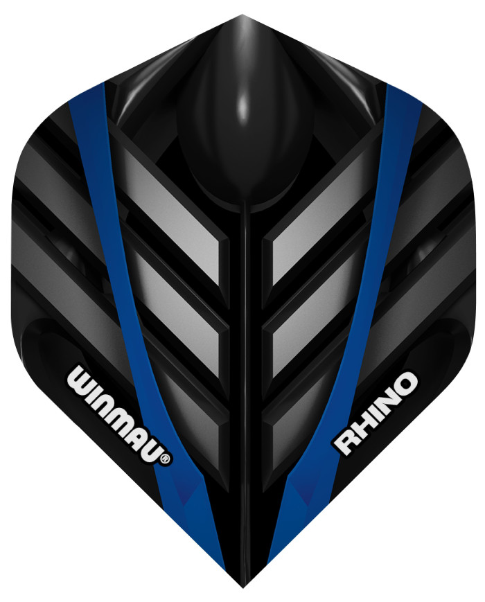 Winmau Rhino Standard Flights - Grey & Blue
