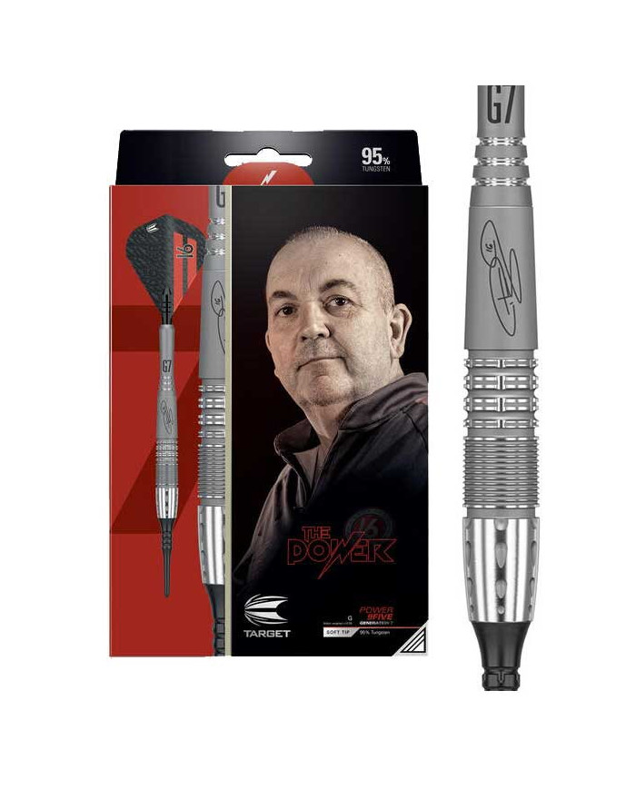 Target Phil Taylor Power 9FIVE G7 95% Tungsten Soft Tip Darts - 18g