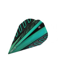 Target Vision Ultra Voltage Rob Cross Vapor Dart Flights - Aqua