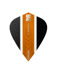 Target RVB Vision Ultra Black Orange Stripe Kite Dart Flights