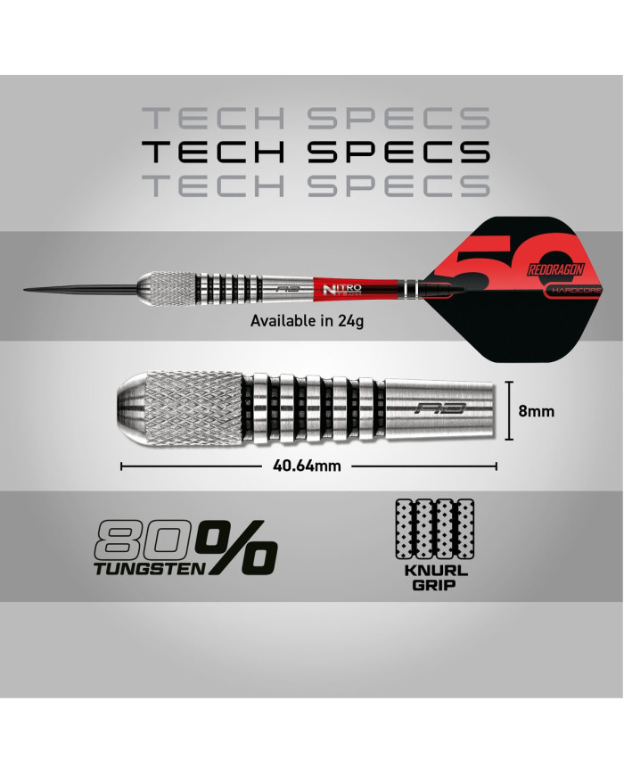 Red Dragon Flightmaster Torpedo 2 80% Limited Edition - Darts