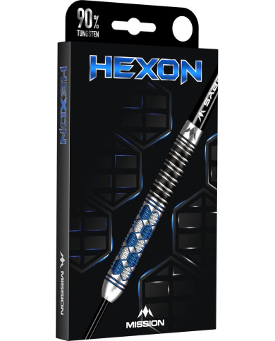 Mission Hexon Darts - Steel Tip - 90% - Blue PVD