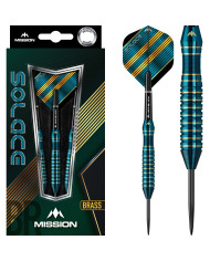 Mission Solace Darts Steel Tip Brass - M1 - Dark Green - 22g