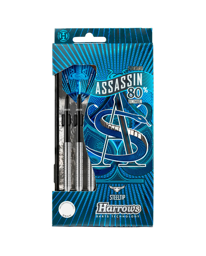 Harrows Assassin 80% 18gR Steel Tip Darts