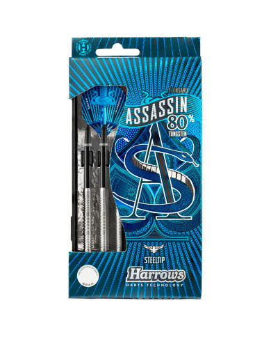 Harrows Assassin 80% 22gR Steel Tip Darts