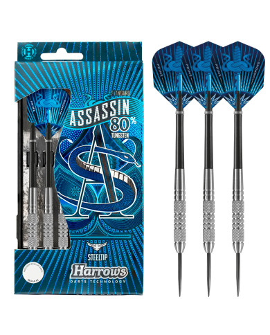 Harrows Assassin 80% 26gK Steel Tip Darts