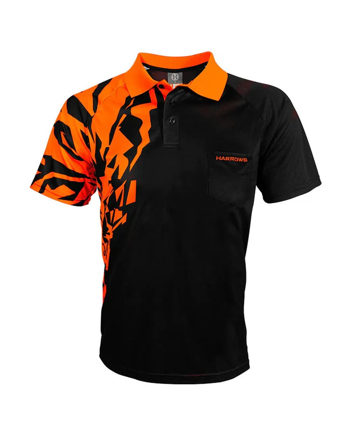 Harrows Darts Orange Rapide Darts Shirt - 3XL