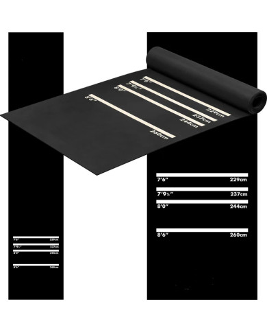 Designa Darts Mat - Heavy Duty Rubber Dart Mat
