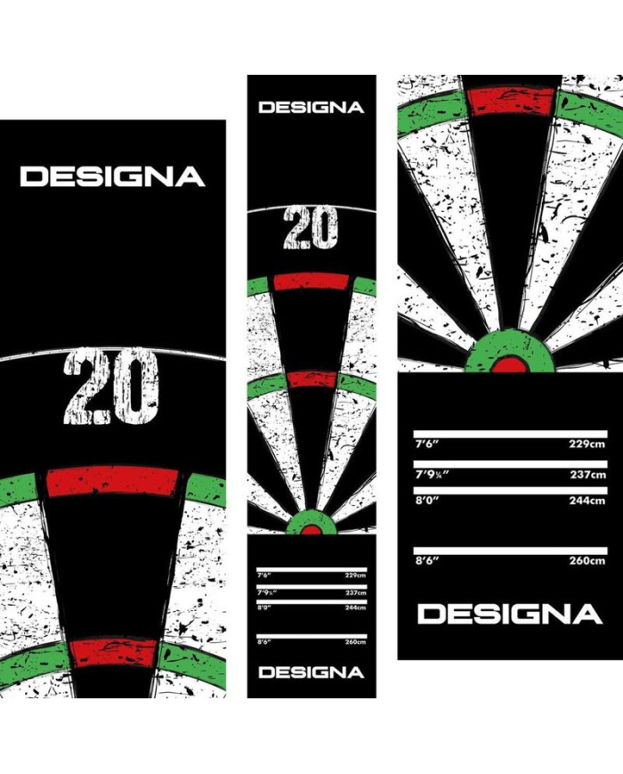 Designa Dartboard Carpet Mat 290×60 cm