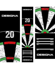 Designa Dartboard Carpet Mat 290×60 cm