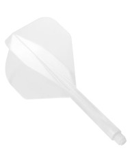 Condor Dart Flights Zero Stress - Small - Clear - Short