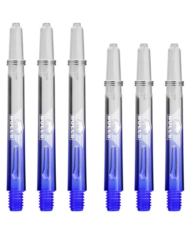 Bulls X Ray Shafts - Dart Stems - Gradient - Blue