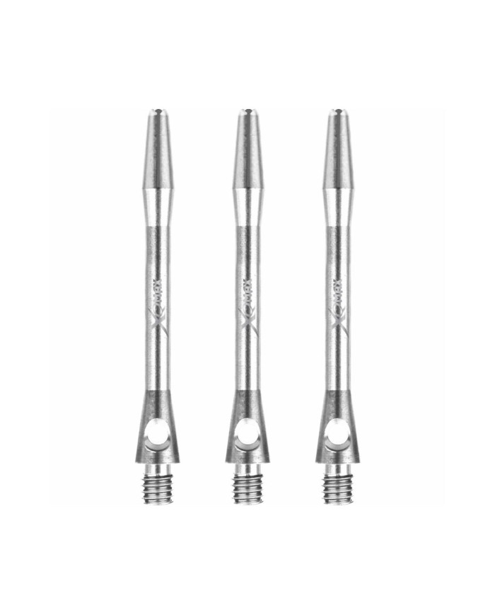XQMax Aluminium Dart Shafts - Silver