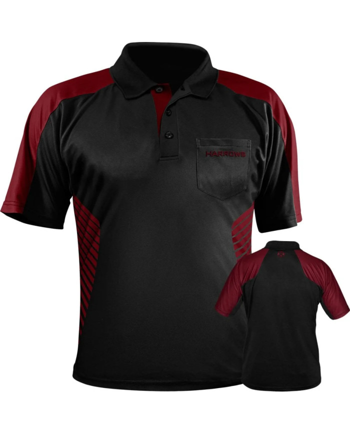 Harrows Vivid Shirt - Dark Red & Black - Small